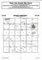 Bryant Township, Shickley, Sandy Creek, Directory Map, Fillmore County 2007